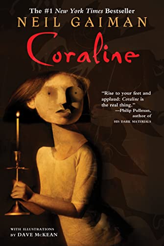 Coraline, a scary book for kids by Neil Gaiman